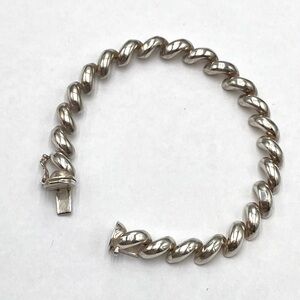 925 Italy Sterling Silver Bracelet Tennis 16.11g Size 7”